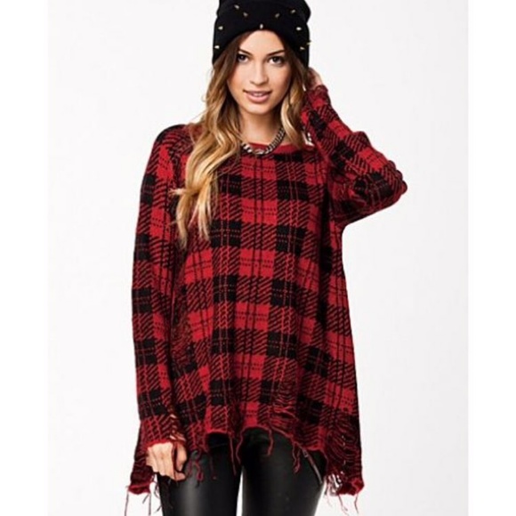 COZY☁️UNIF Kurt Distressed Sweater - Picture 5 of 5